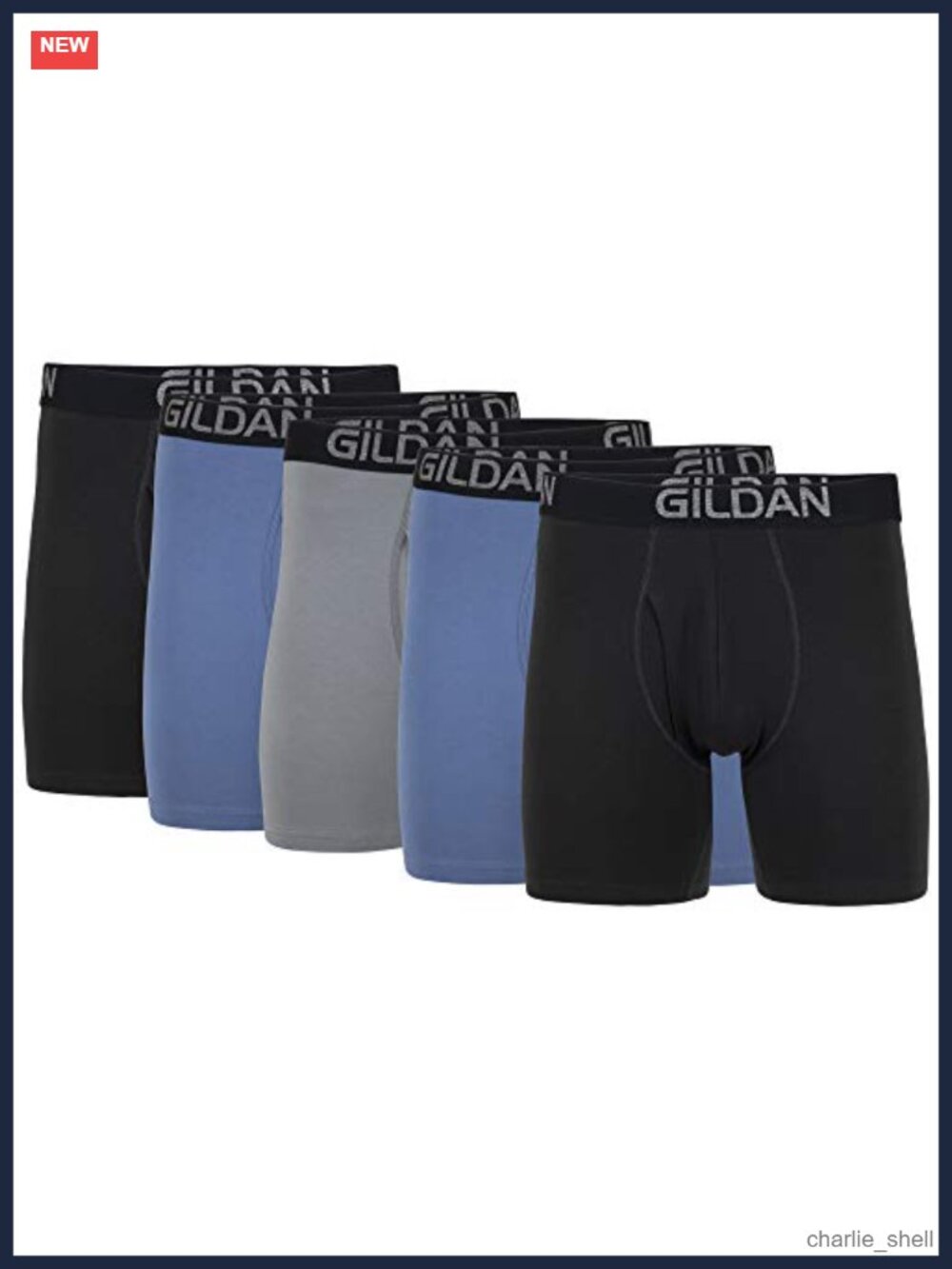 Men's Cotton Stretch Boxer Briefs Multipack Tag-Free Moisture Wicking